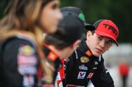 Venturini Motorsports' Chandler Smith (L-R), Hailie Deegan, and Christian Eckes. Source: Imagn